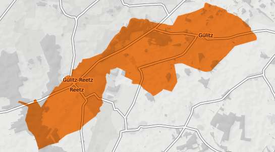 Mietspiegelkarte Guelitz Reetz